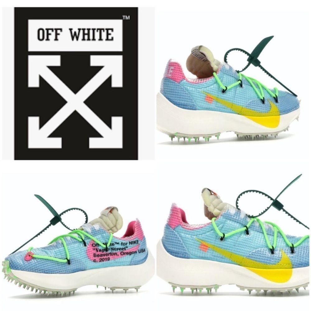 OFF-WHITE X NIKE VAPOR STREET POLARIZED BLUE